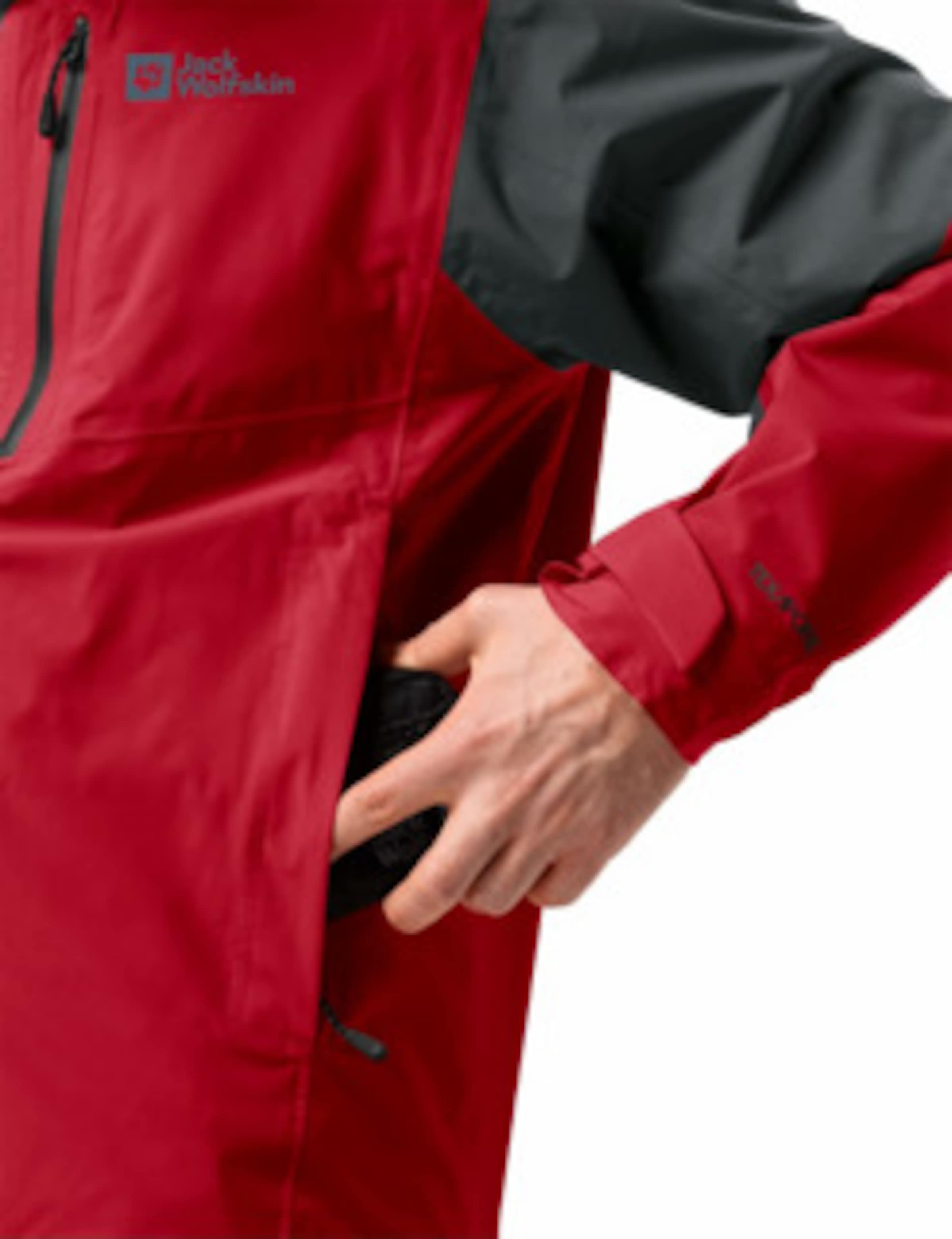 JACK WOLFSKIN Outdoor jacket in Red