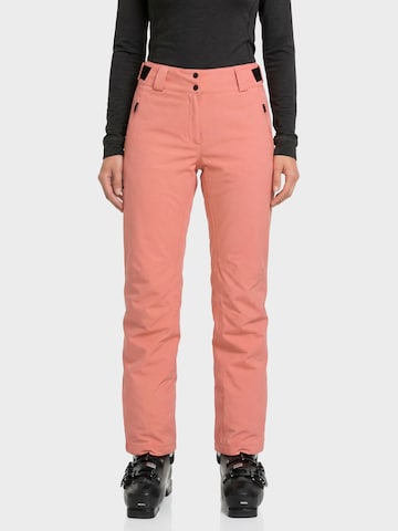 Schöffel Regular Outdoorbroek 'Pine' in Roze: voorkant