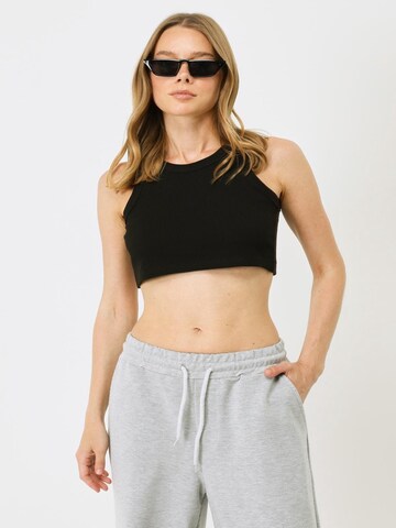 C&City Top in Black: front