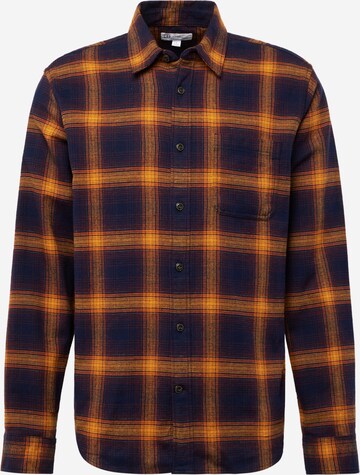 GAP Regular fit Button Up Shirt in Blue: front