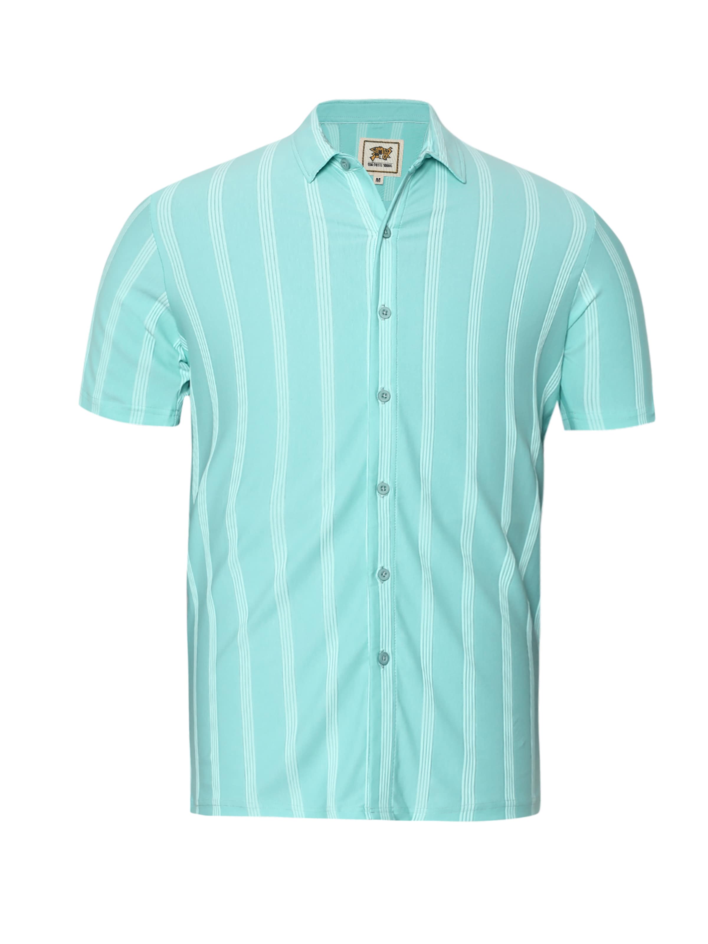 Campus Sutra Средняя посадка Рубашка ' Archie ' в Синий: спереди