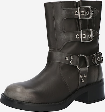 STEVE MADDEN Ankle Boots 'Becase' in Grey: front