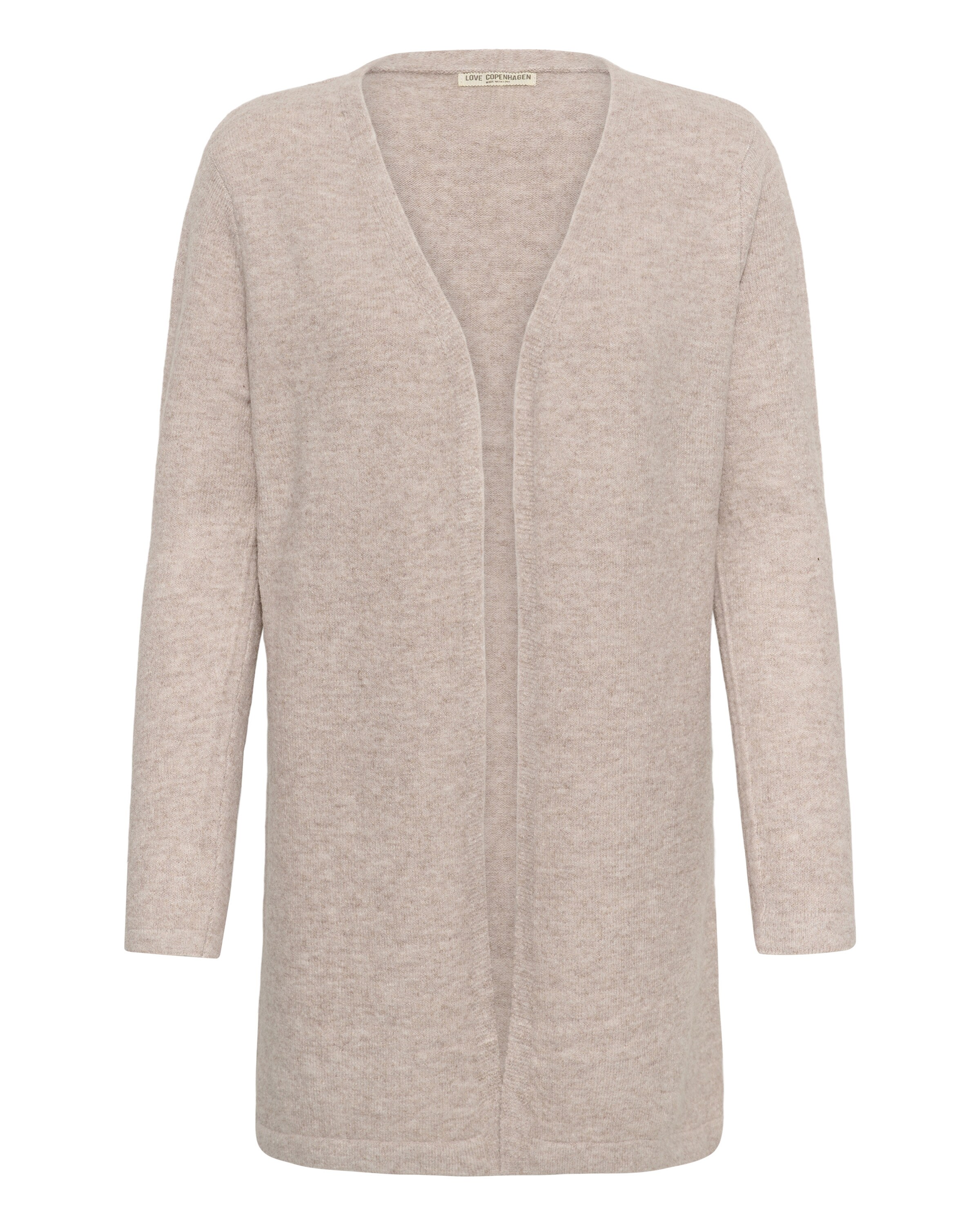 Cardigan 'Erami' Love Copenhagen en beige : devant