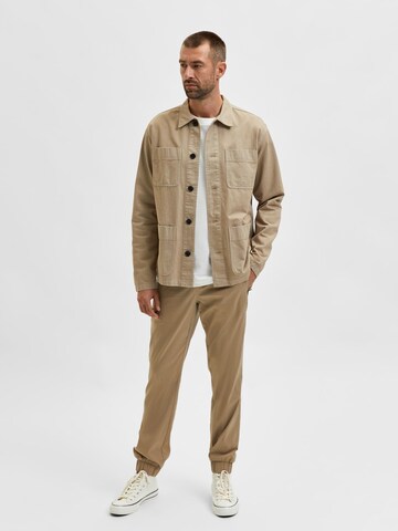 SELECTED Comfort Fit Hemd 'Tony' in Grau