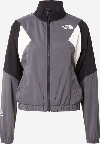 THE NORTH FACE Athletic Jacket in Grey: front