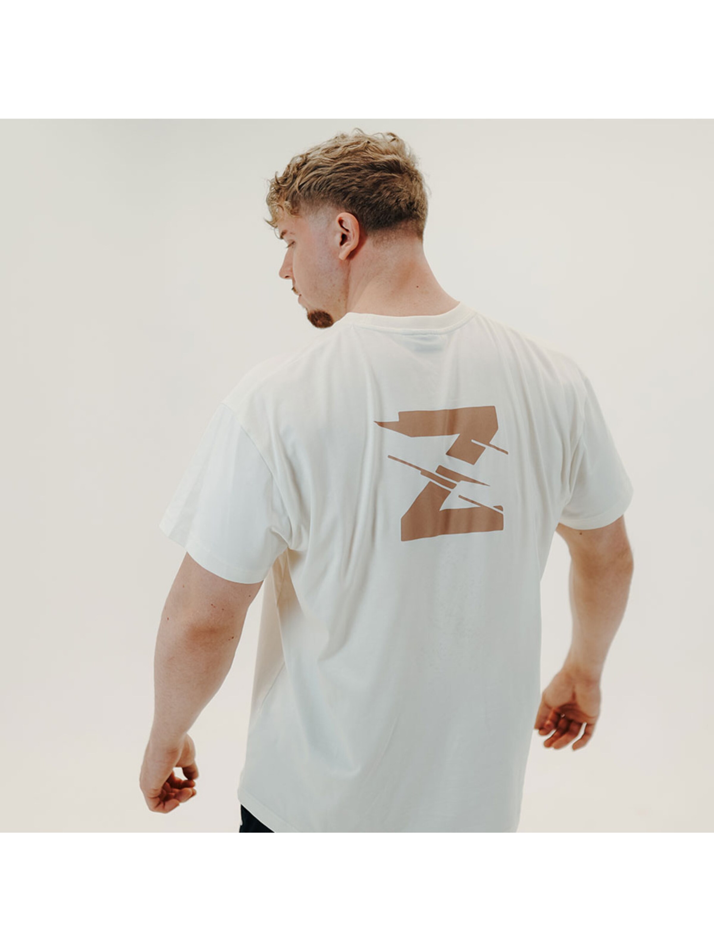 Zaisze - Camiseta funcional 'Ivory Dust' en beige