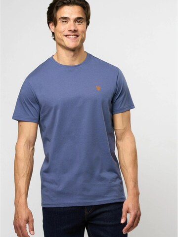 U.S. POLO ASSN. Shirt 'Arjun' in Blau: Vorderseite