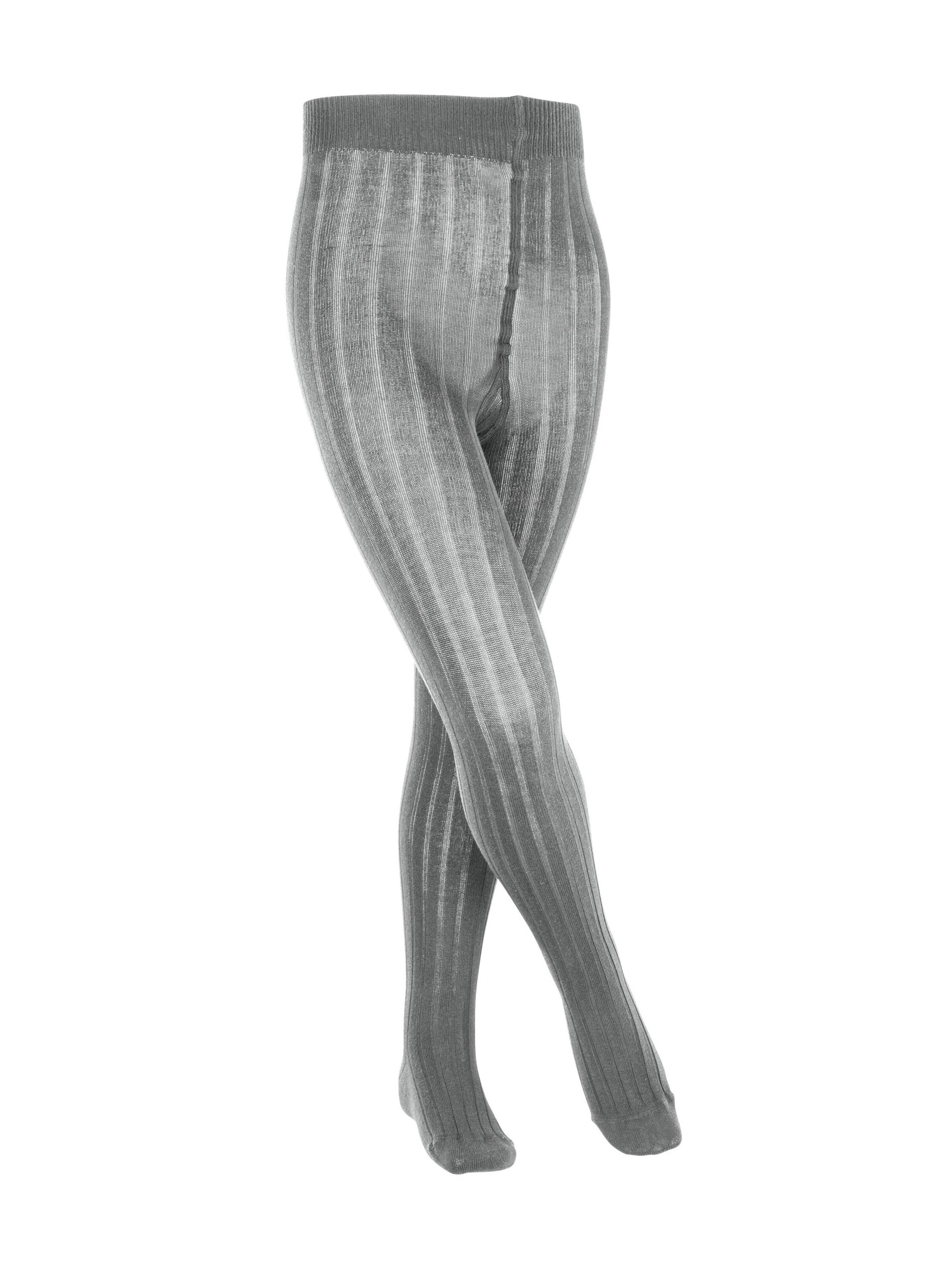 FALKE Strumpfhose 'Classic Rib'‌‌‌‌ in Grau: Vorderseite