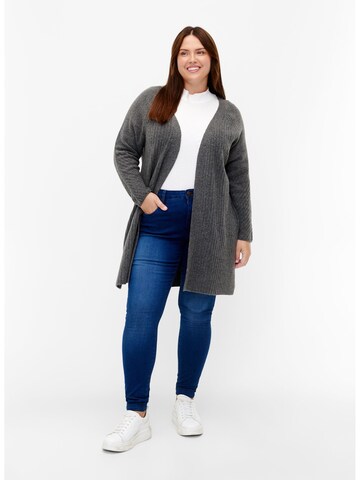 Zizzi Strickjacke in Grau