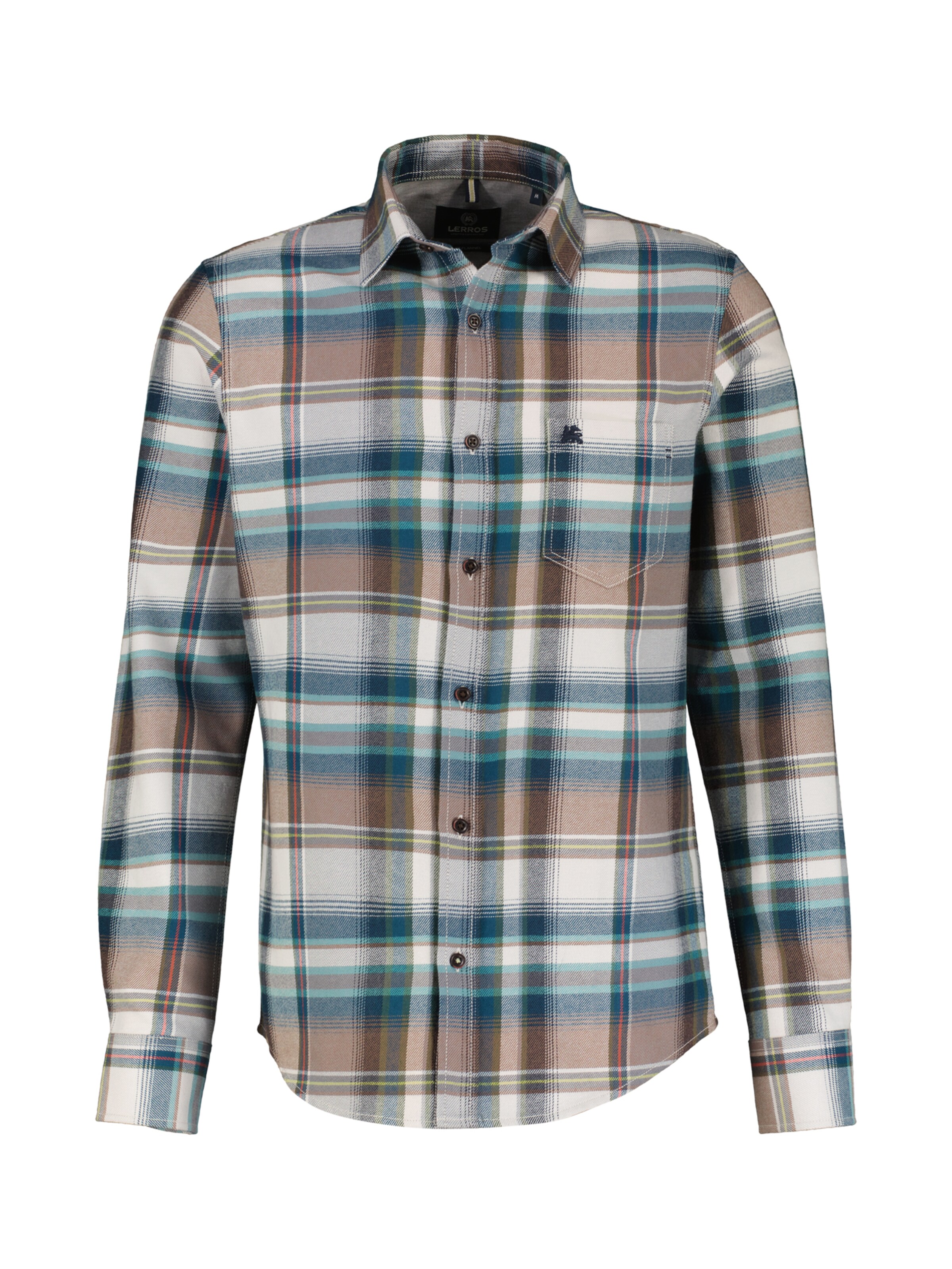 LERROS Regular Fit Hemd in Beige: Vorderseite