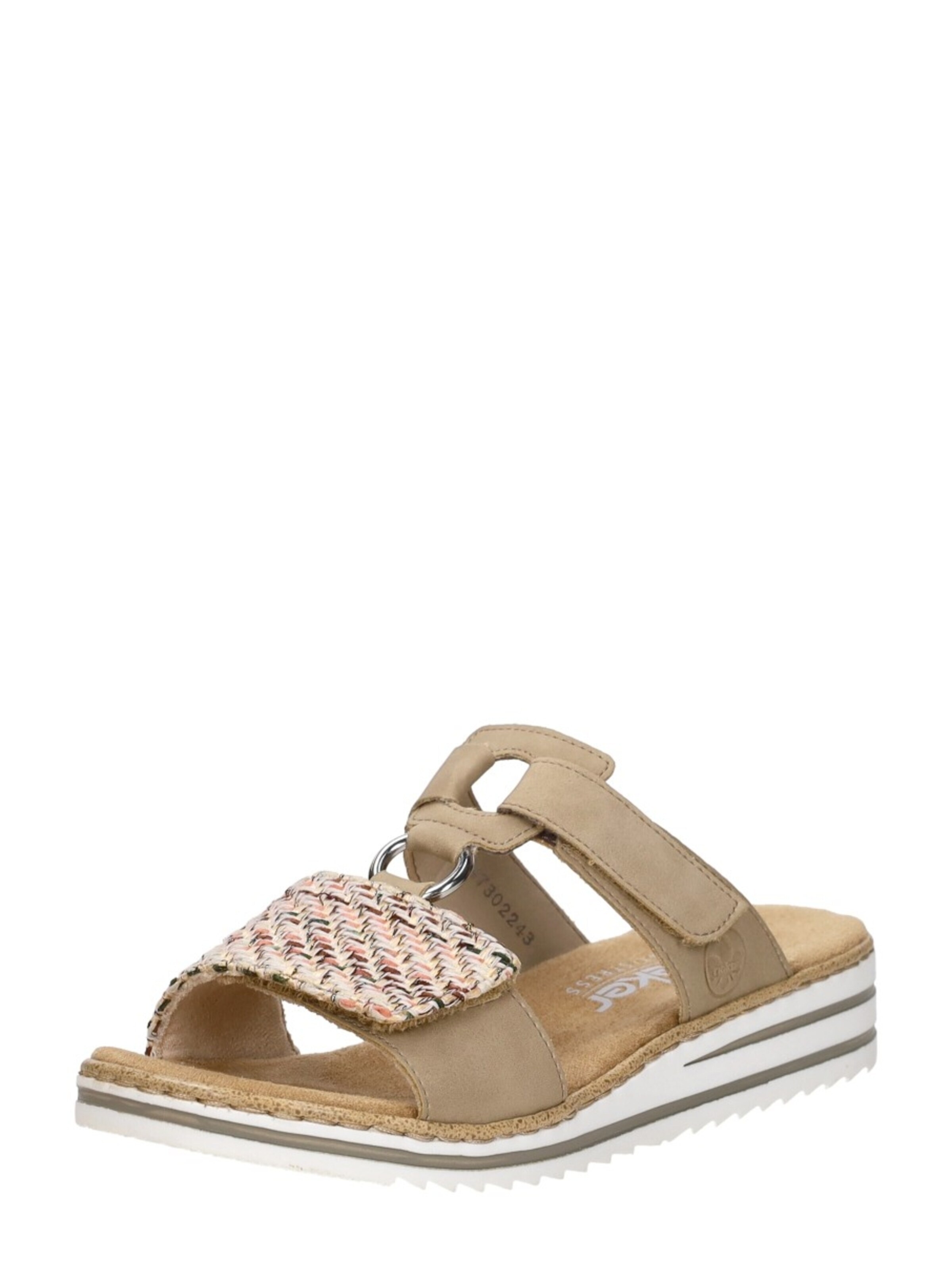 Rieker Huisschoenen 'Open Teen' in Beige