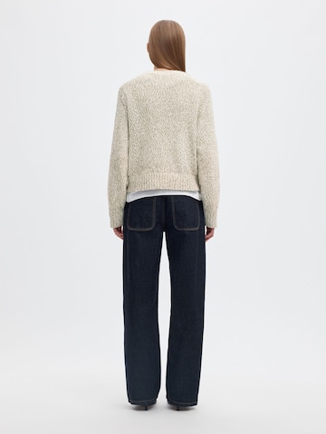 SELECTED - Cárdigan en beige