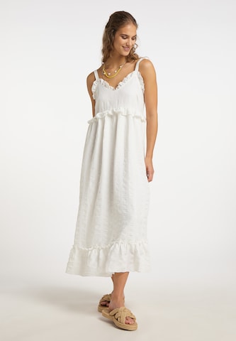 IZIA Summer dress in White: front