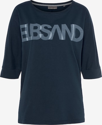 Elbsand Shirt in Blauw: voorkant