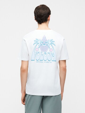 T-Shirt 'ALL SEEING' Volcom en blanc : devant