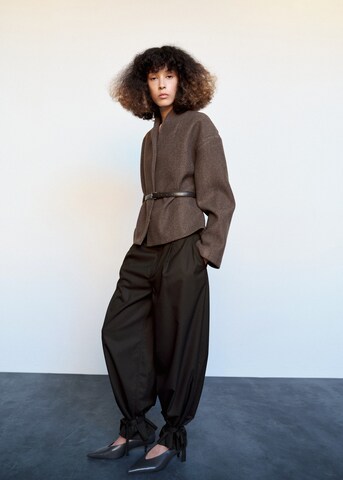 Veste mi-saison 'SIRA' MANGO en marron : devant