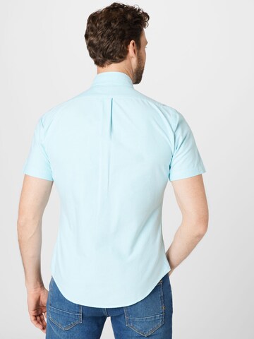 Slim fit Camicia di Polo Ralph Lauren in blu