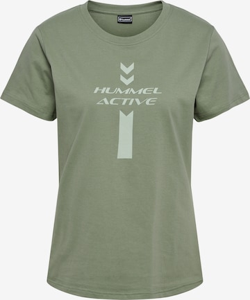 T-shirt Hummel en vert : devant