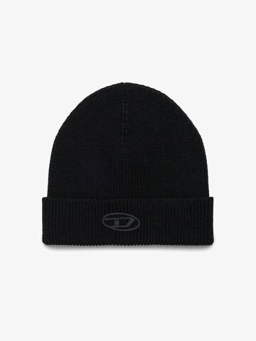 DIESEL Beanie 'CODER' in Black: front