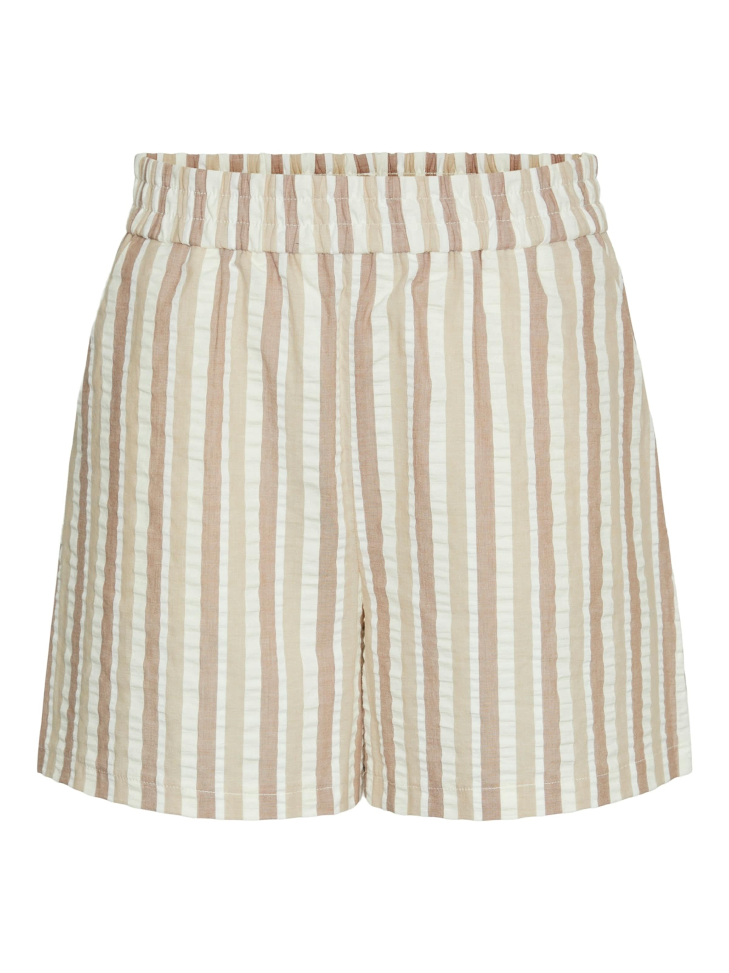 PIECES Pants 'PCAitlyn' in Beige: front