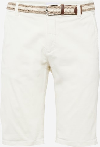 Lindbergh Chino 'Superflex' in Wit: voorkant