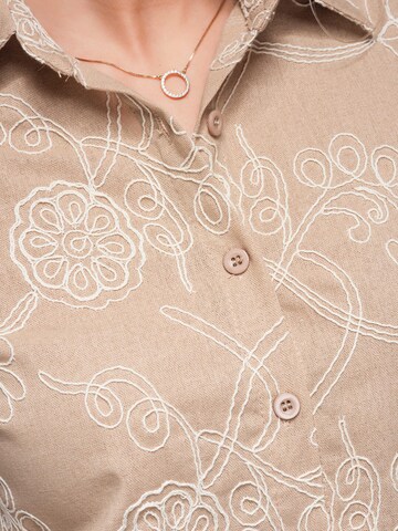 Ombre - Blusa en beige
