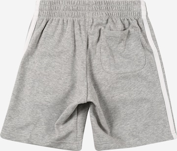 ADIDAS SPORTSWEAR Regular Workout Pants 'Essentials 3-Stripes' in Grey