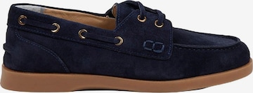 Desa - Mocasines 'Slipper' en azul: frente