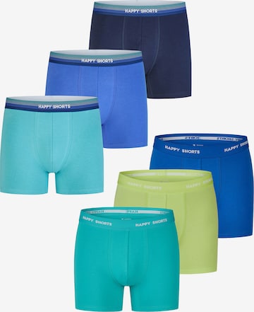 Boxers ' Jersey ' Happy Shorts en bleu : devant