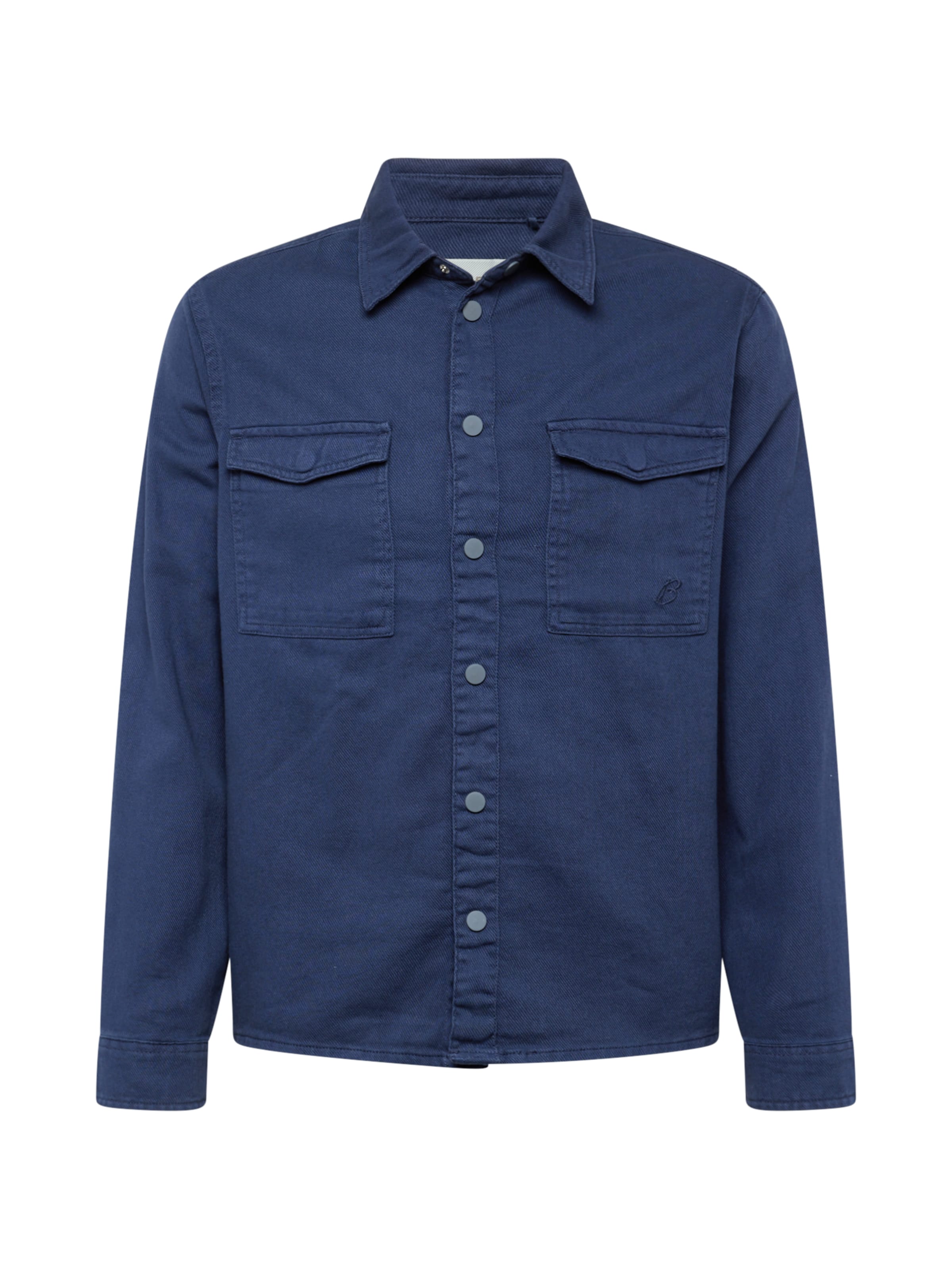 Coupe regular Chemise BLEND en bleu : devant
