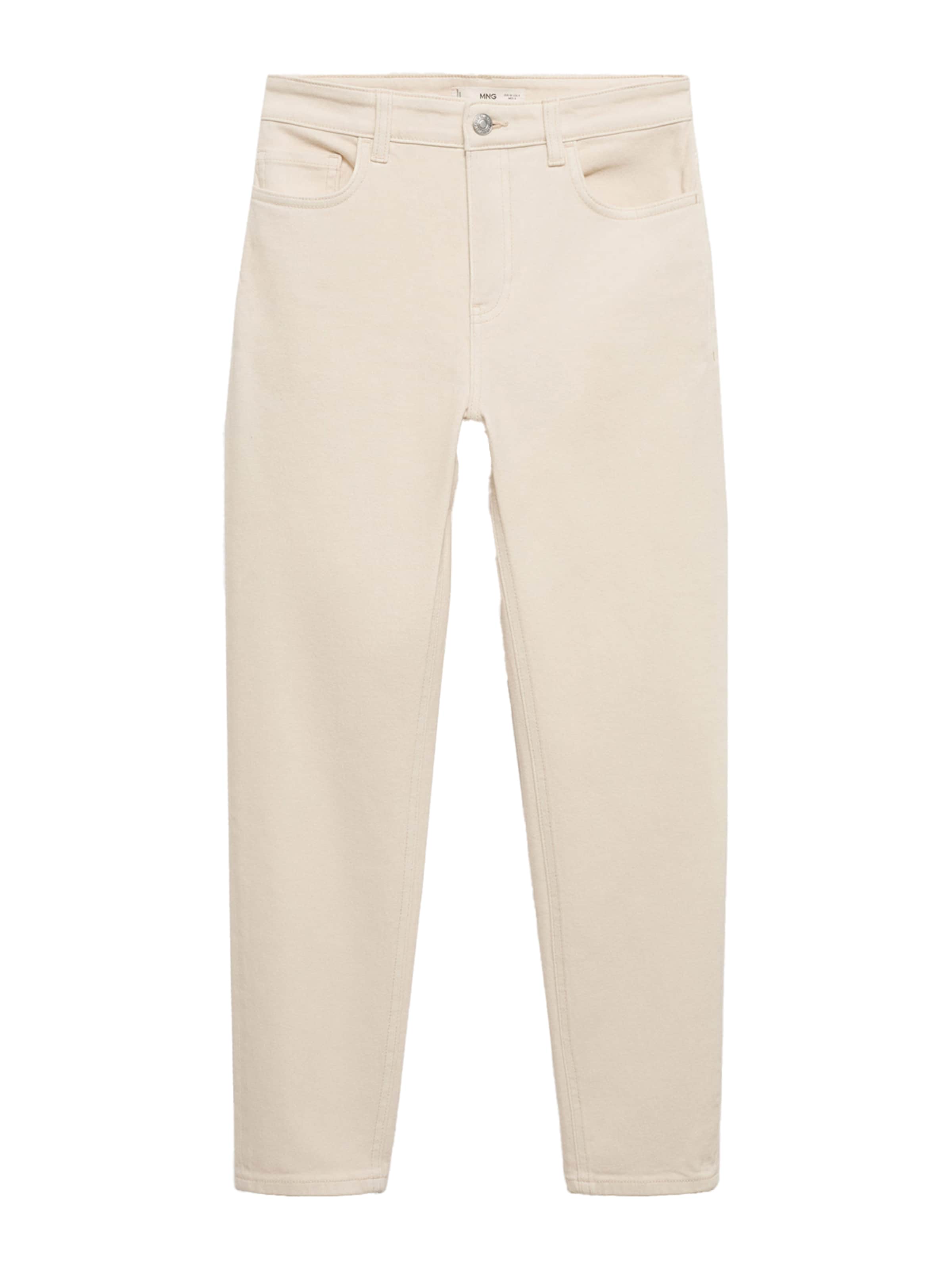 MANGO Szabványos Farmer 'NEWMOM' - bézs: elől