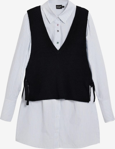 Palaidinė iš Desigual, spalva – mėlyna / šviesiai ruda / juoda / balta, Prekių apžvalga