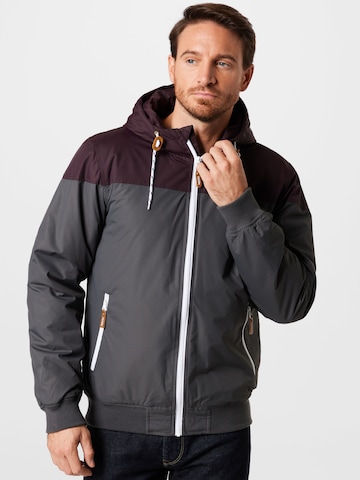 Iriedaily Between-Season Jacket in Grey: front