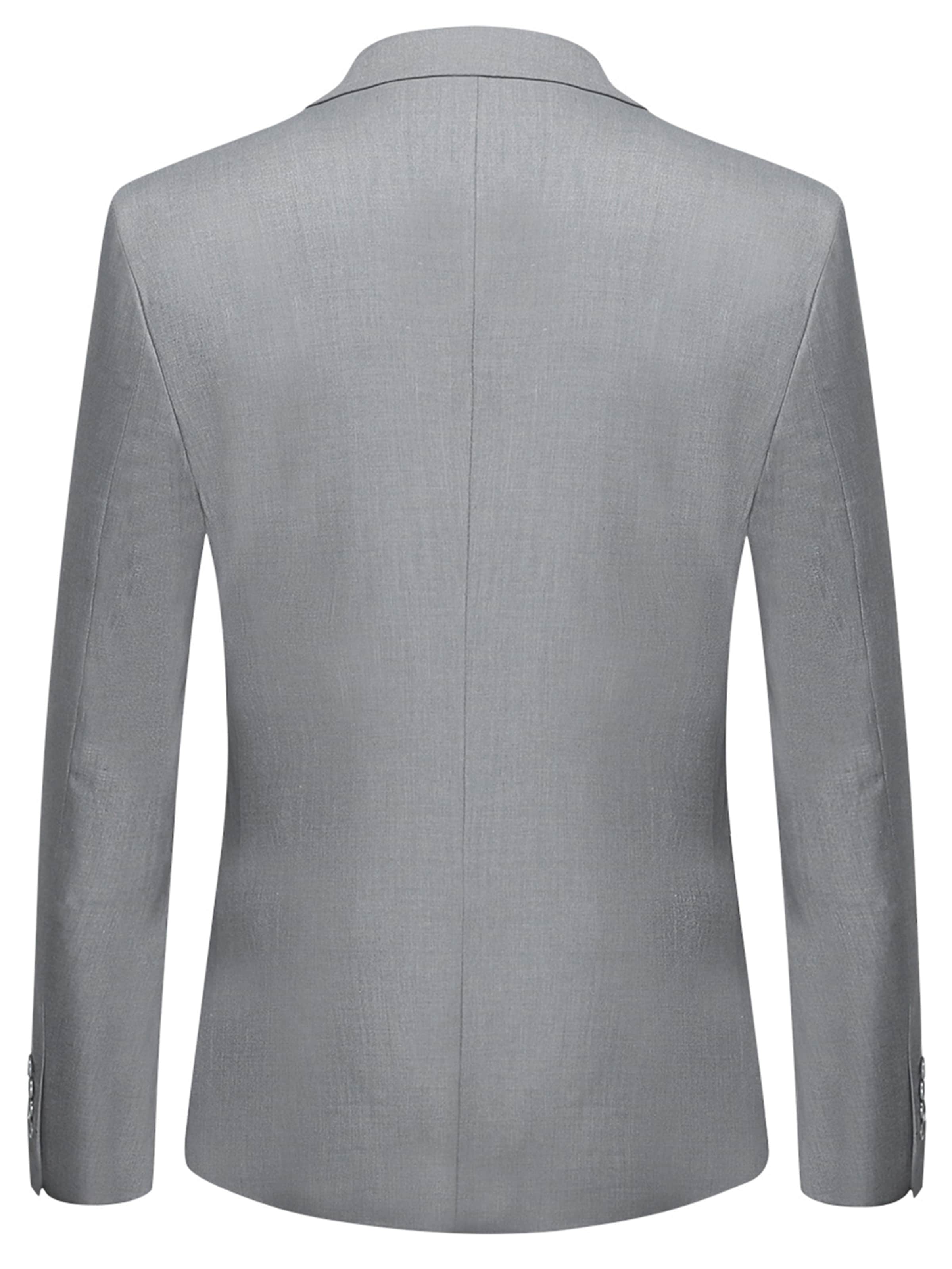 Youthup Slim fit Suit Jacket in Grey