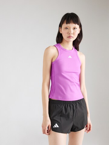 Top sportivo 'All Gym' di ADIDAS PERFORMANCE in lilla: frontale