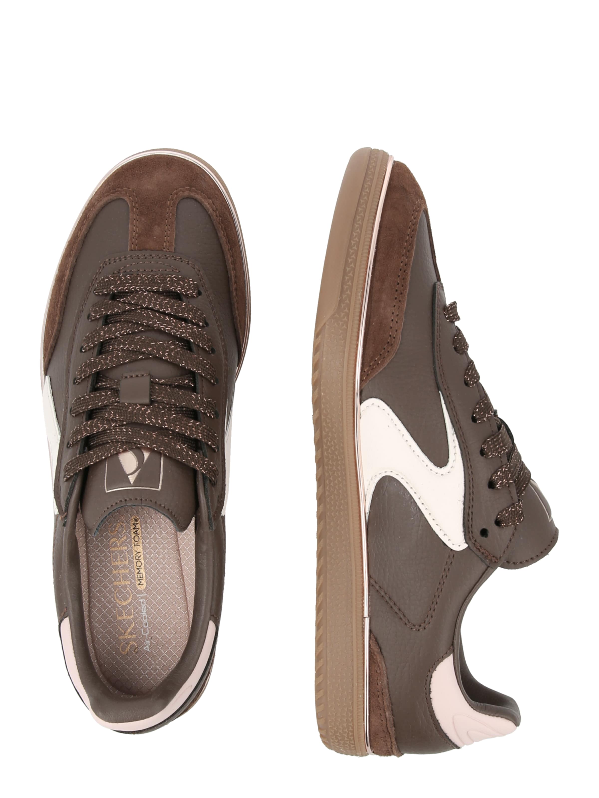 SKECHERS Ниски маратонки 'HOTSHOT - LIVING LUXE' в кафяво