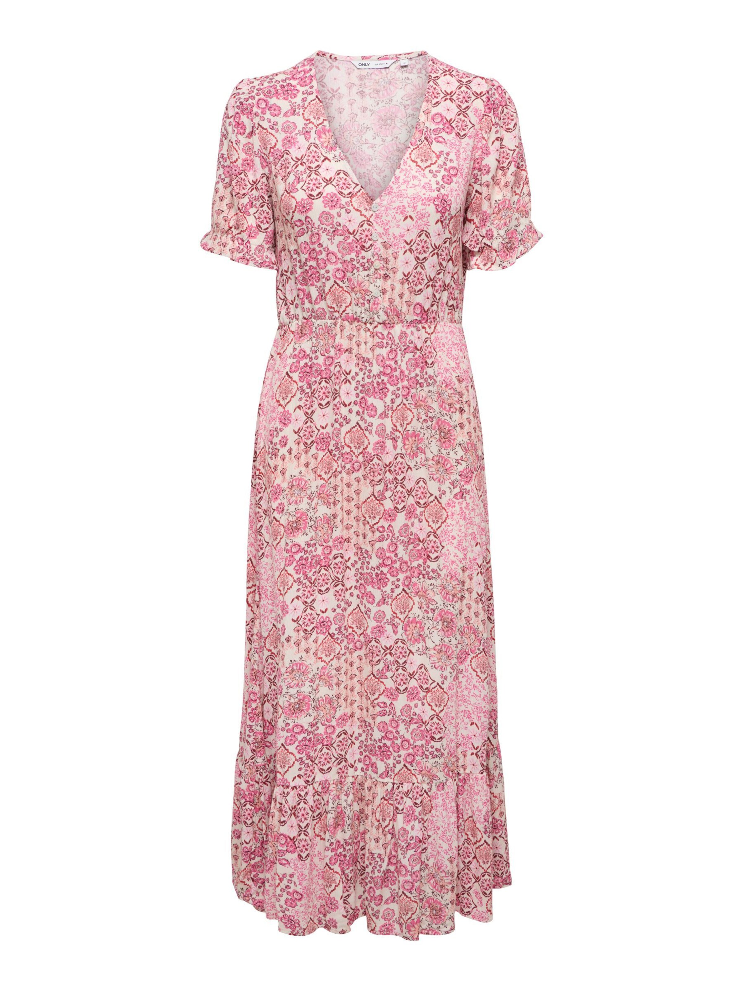 Robe 'ONLChianti' ONLY en rose : devant