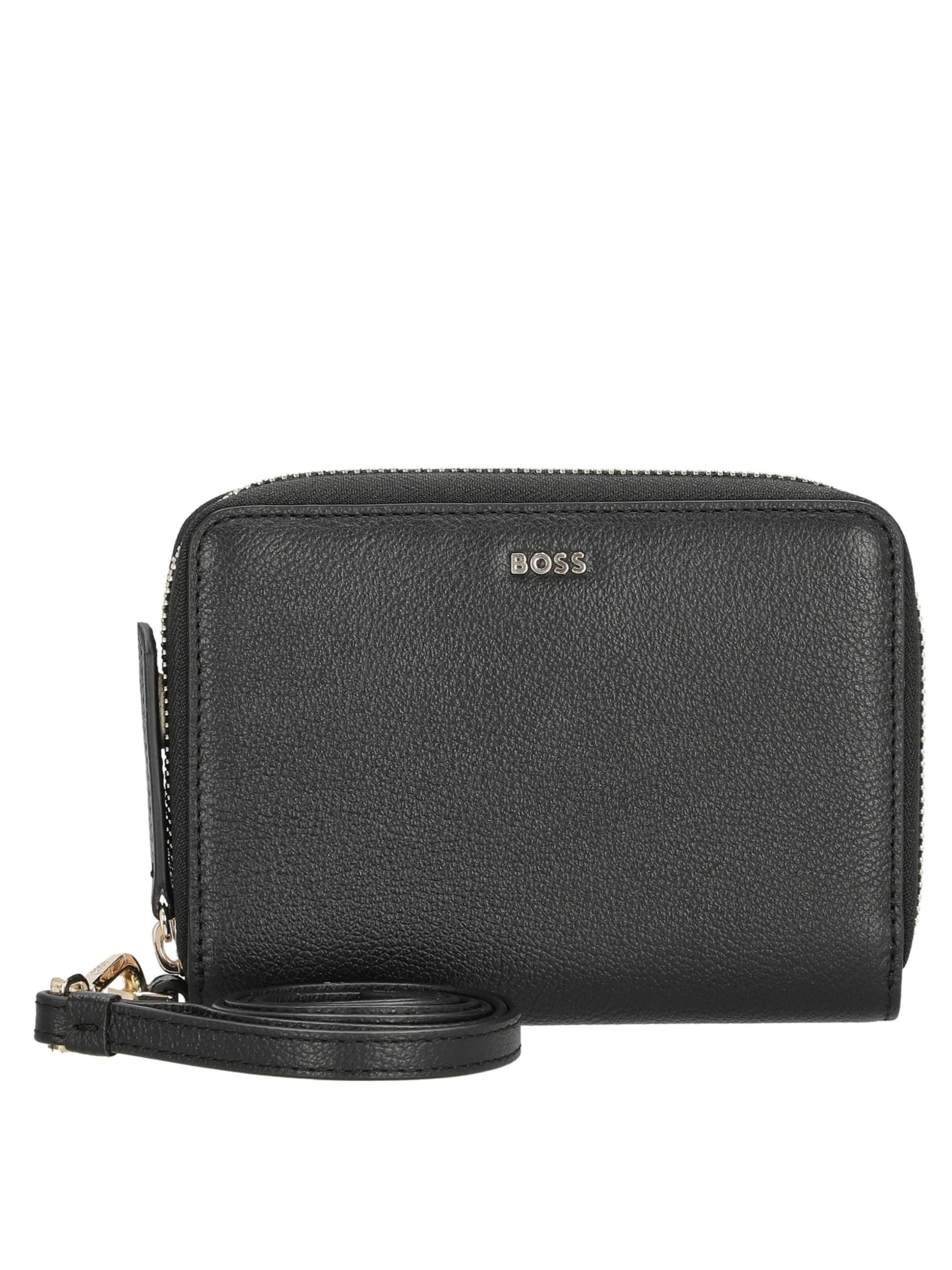 HUGO BOSS Portemonnaie 'Alyce'‌‌‌‌ in Schwarz: Vorderseite