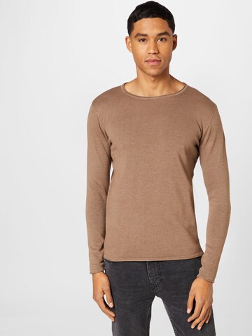 Key Largo Sweater 'FIRMINO' in Brown: front