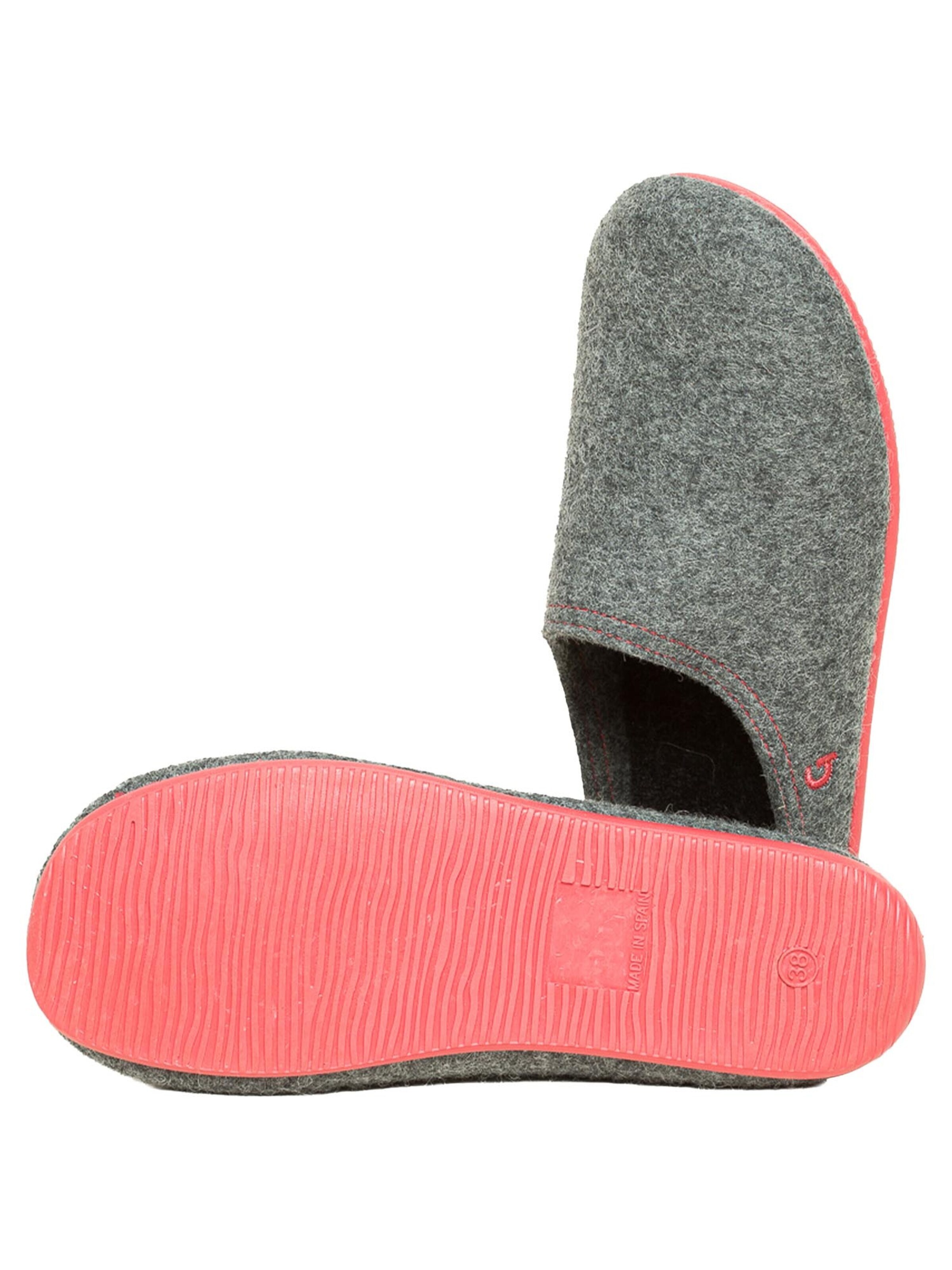 Gottstein Muiltjes 'Wool Slide-In' in Grijs