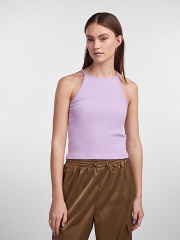 PIECES Top 'Ostina' in Purple: front