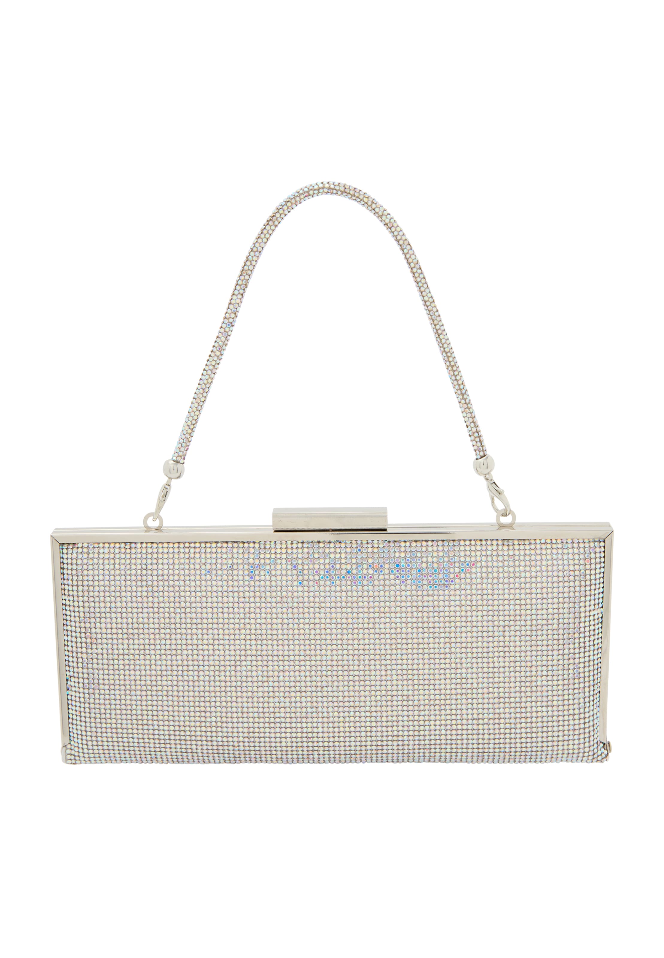 faina Party táska - ezüst: elől