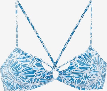 VENICE BEACH Bikinitop in Blau: Vorderseite