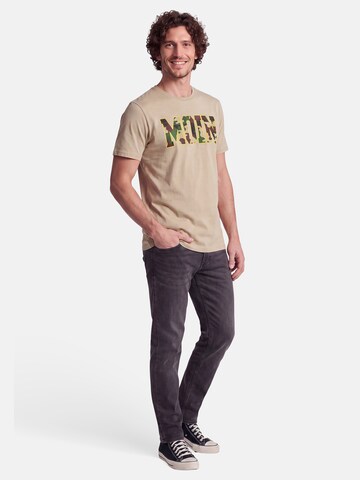 salzhaut Shirt 'Diek - Moin' in Grey: front