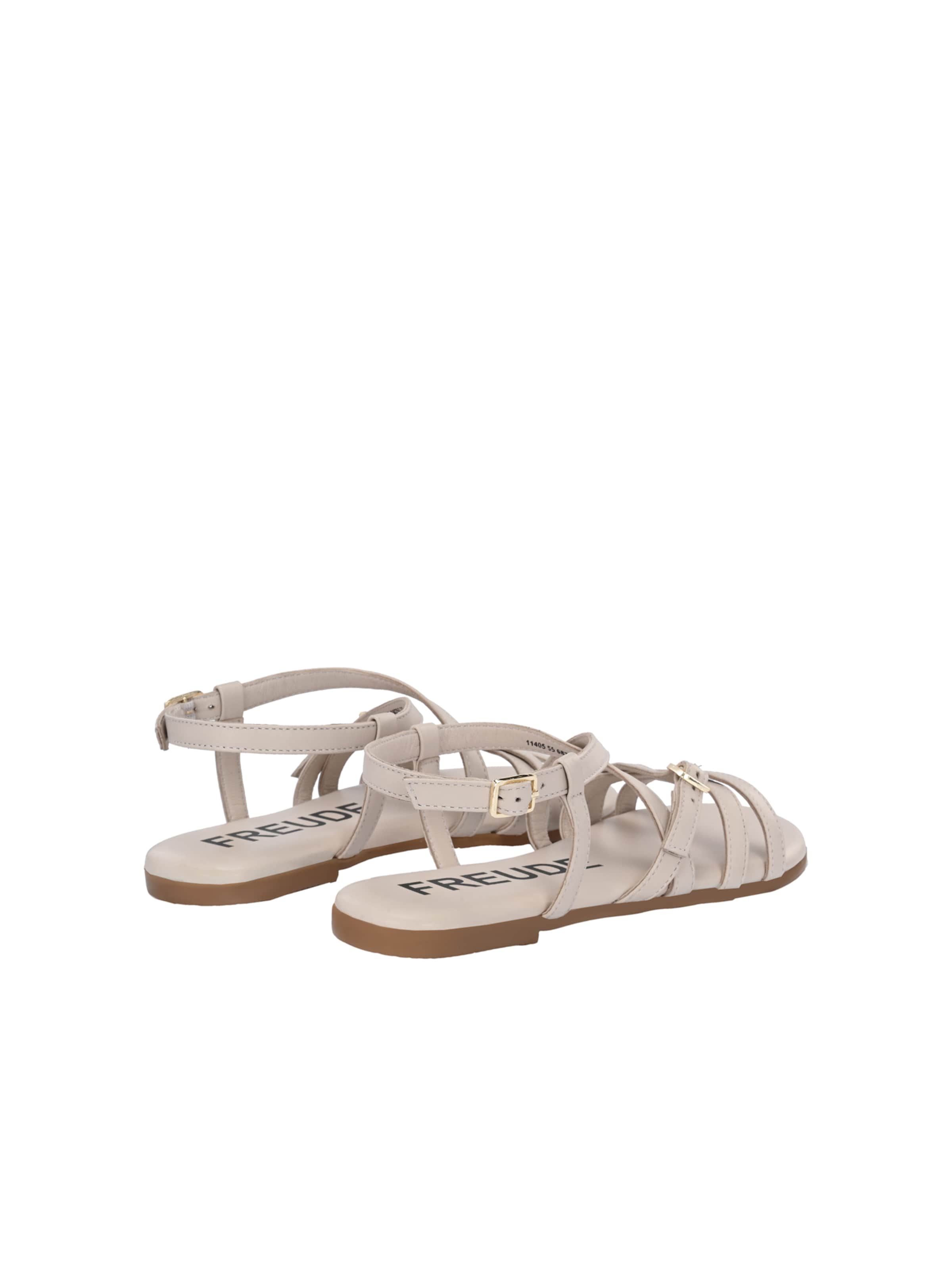 FREUDE Sandalen met riem 'Antares' in Beige