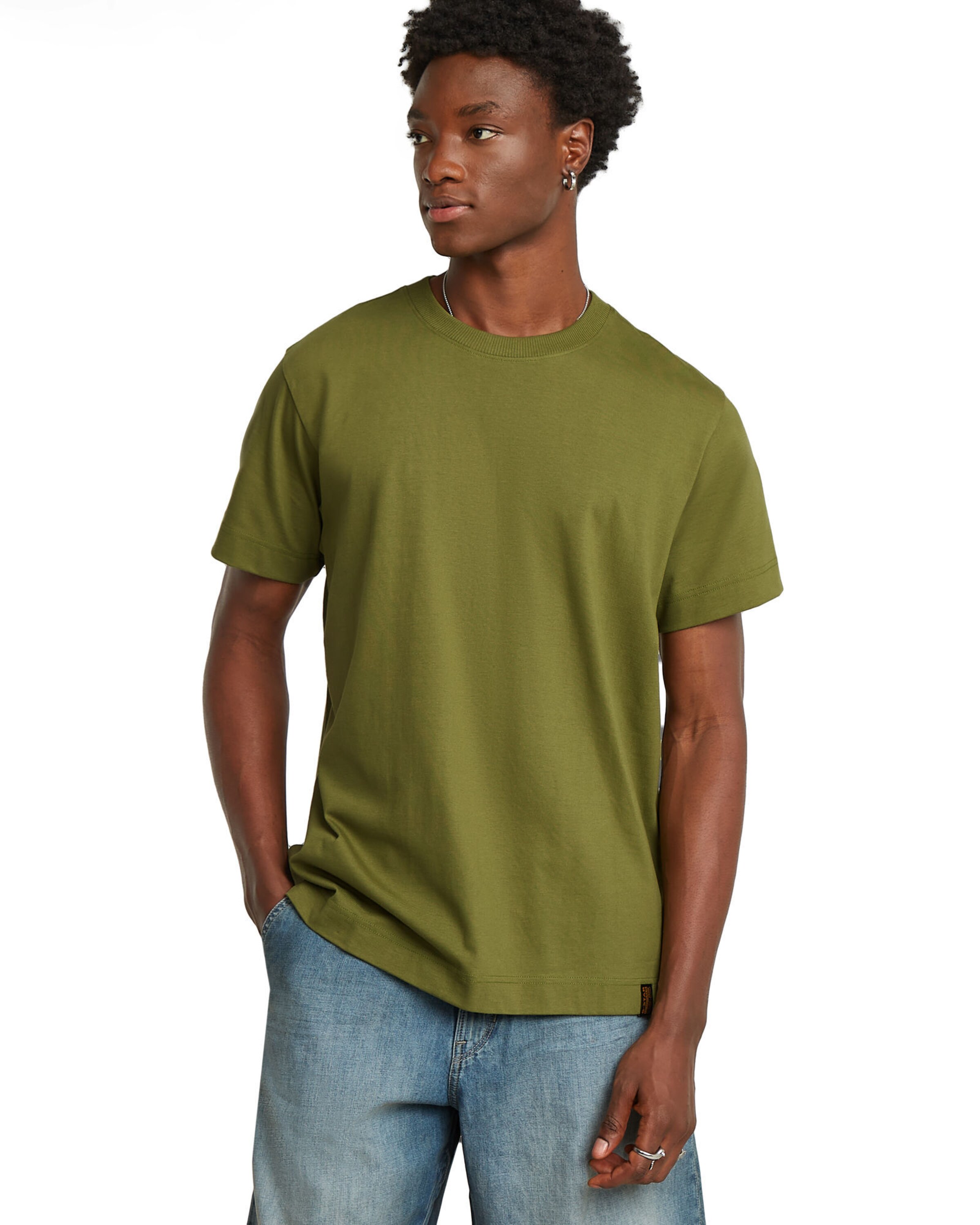 G-STAR Shirt 'Essential' in Green