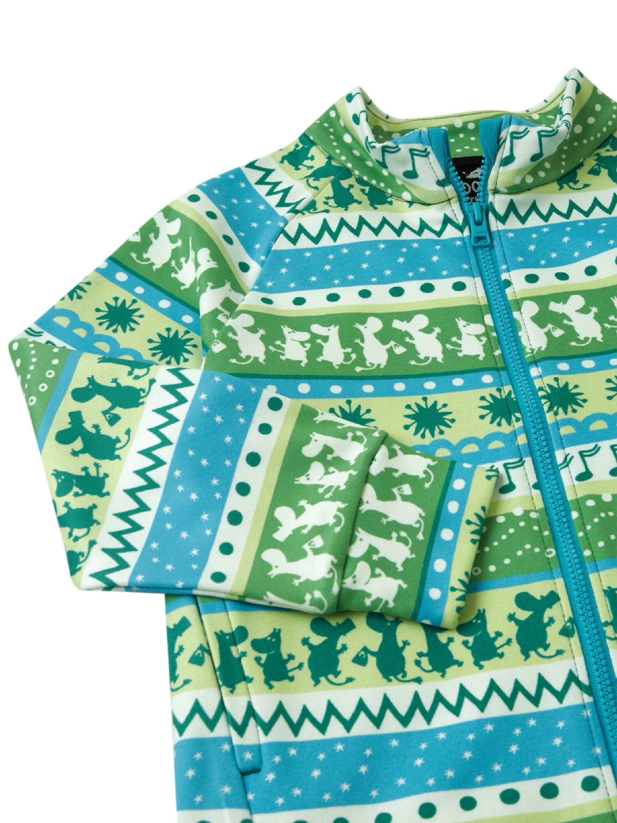 Veste en polaire ' Moomin Tarpeen ' Reima en vert