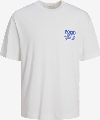 JACK & JONES Camisa 'MYKONOS' em azul / branco, Vista do produto