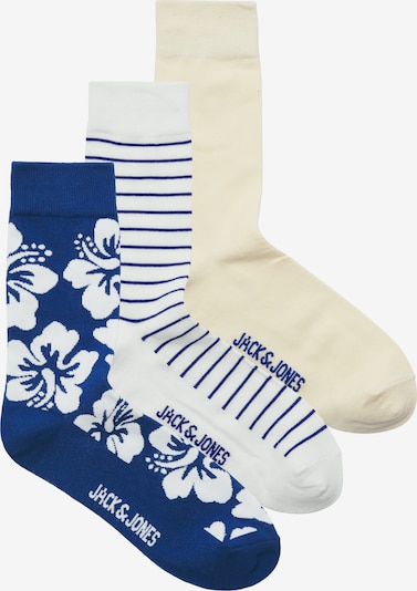 JACK & JONES Sukat 'JACCARSON' värissä beige / tummansininen / valkoinen, Tuotenäkymä