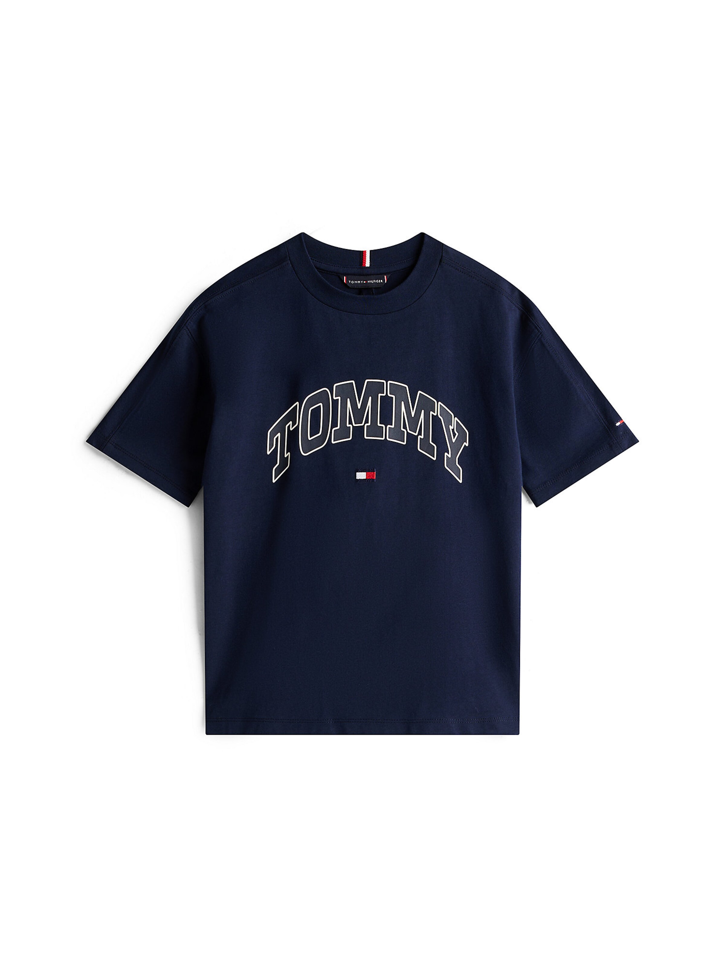 T-Shirt TOMMY HILFIGER en bleu : devant